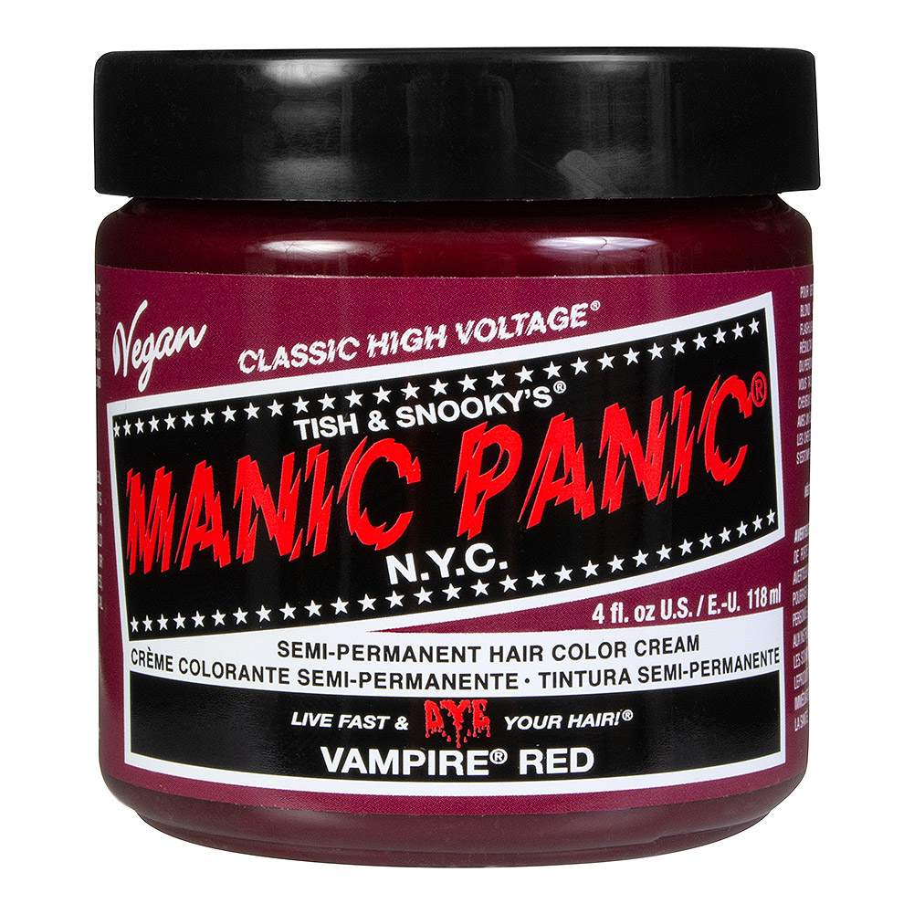 Manic Panic Semi-Permanent Hair Color Cream Vampire Red 118 ml