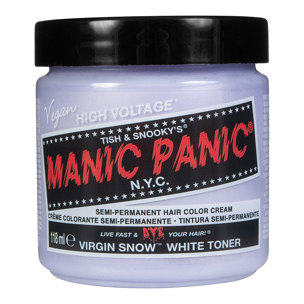 Manic Panic Semi-Permanent Hair Color Cream Virgin Snow 118 ml