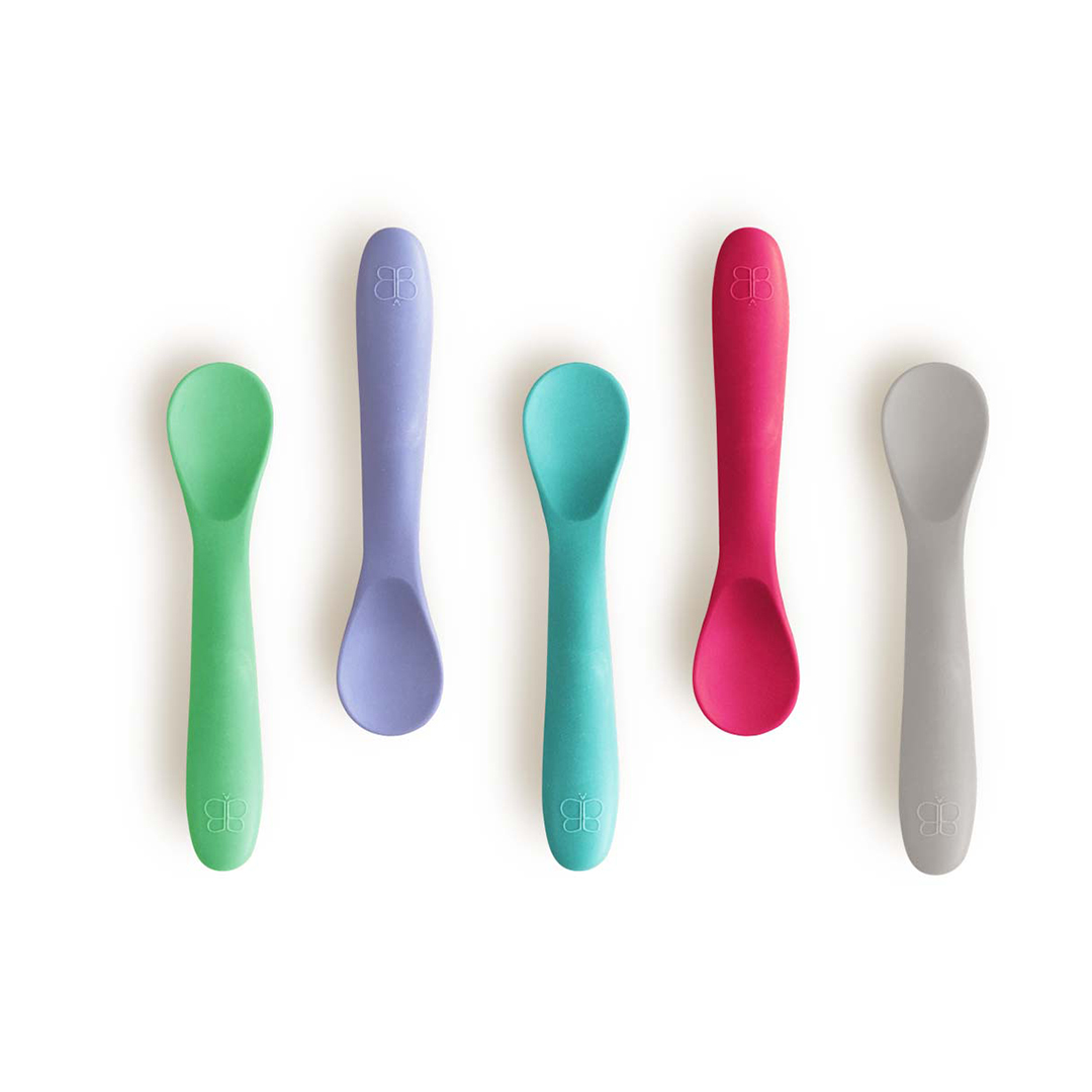 bblüv Antiglid Sked Rosa 5-pack