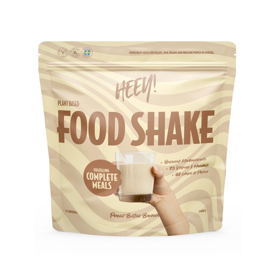 Heey! Vegansk Food Shake Jordnötssmör Banan 1400 g