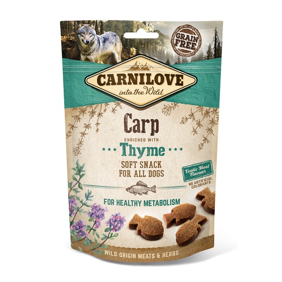 Carnilove Dog Semi Moist Snack Carp with Thyme 200 g
