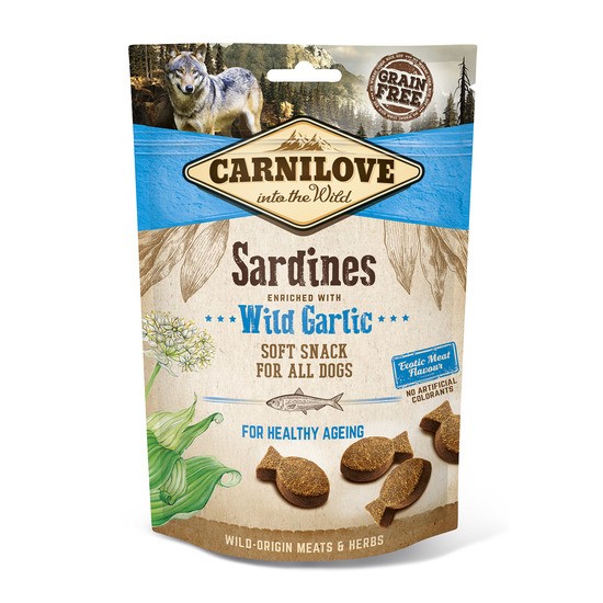 Carnilove Dog Semi Moist Sardines w Garlic 200 g