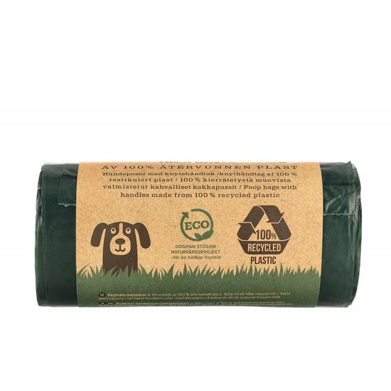 Dogman Bajspåsar av 100% återvunnen Plast 60-pack
