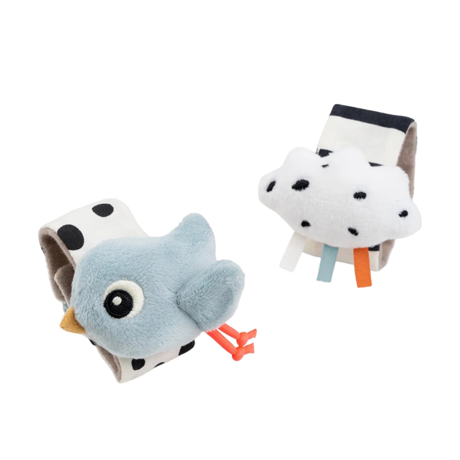 Alternativ bild 1 för Done by Deer Vristskallror Happy clouds Blue 2-pack