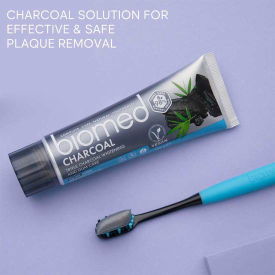 Biomed Charcoal Medium Tandborste 