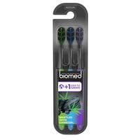 Biomed Charcoal Tandborste Medium Multipack
