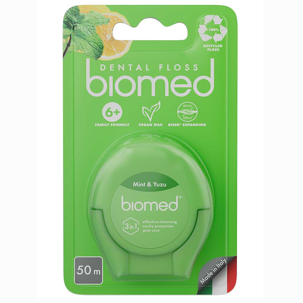 Biomed Dental floss Mint & Yuzu 50 m