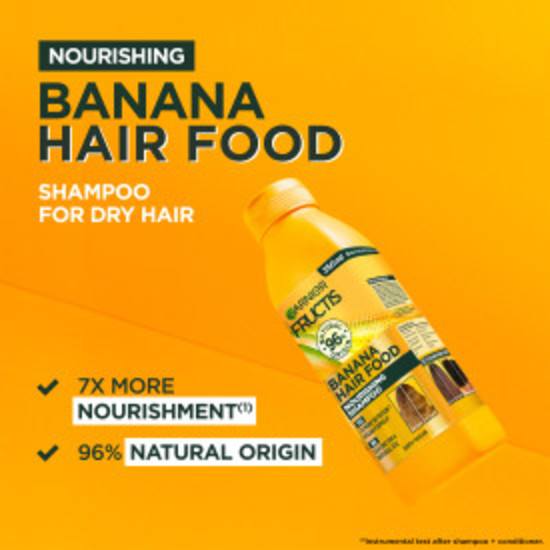 Garnier Fructis Hair Food Nourishing Schampo Banana 350 ml
