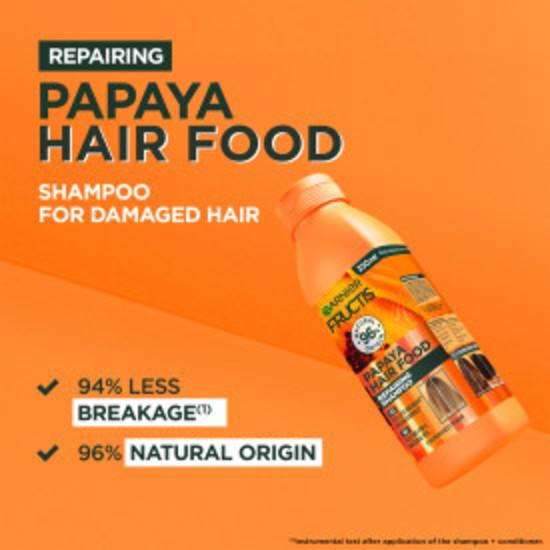 Garnier Fructis Hair Food Repairing Schampo Papaya 350 ml