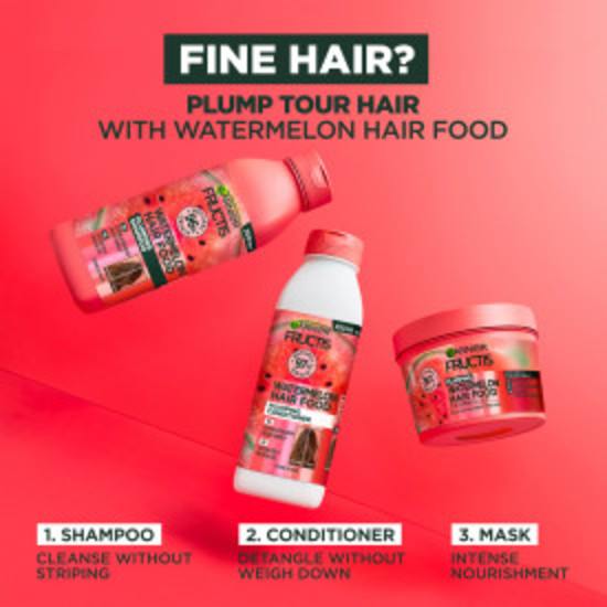 Garnier Fructis Hair Food Revitalising Schampo Watermelon 350 ml