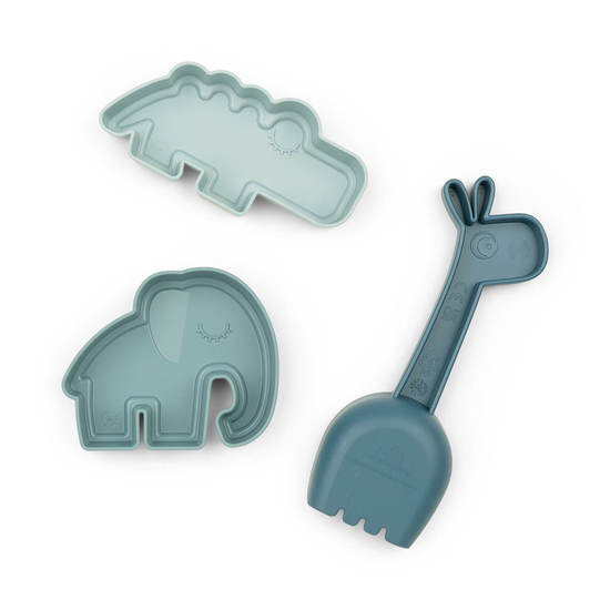 Done by Deer Sandleksaker Deer friends Blue 3-pack