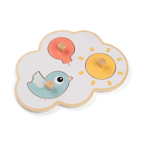 Done by Deer First peg puzzle Happy clouds Colour Mix