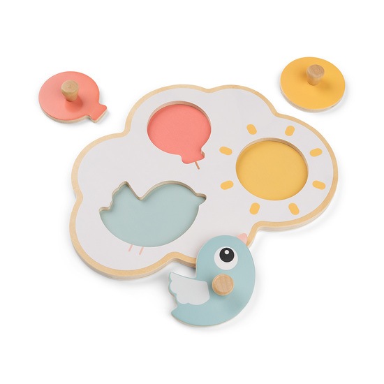 Done by Deer First peg puzzle Happy clouds Colour Mix