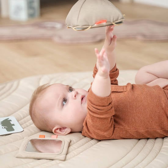 Done by Deer Baby contrast card holder Deer friends Sand