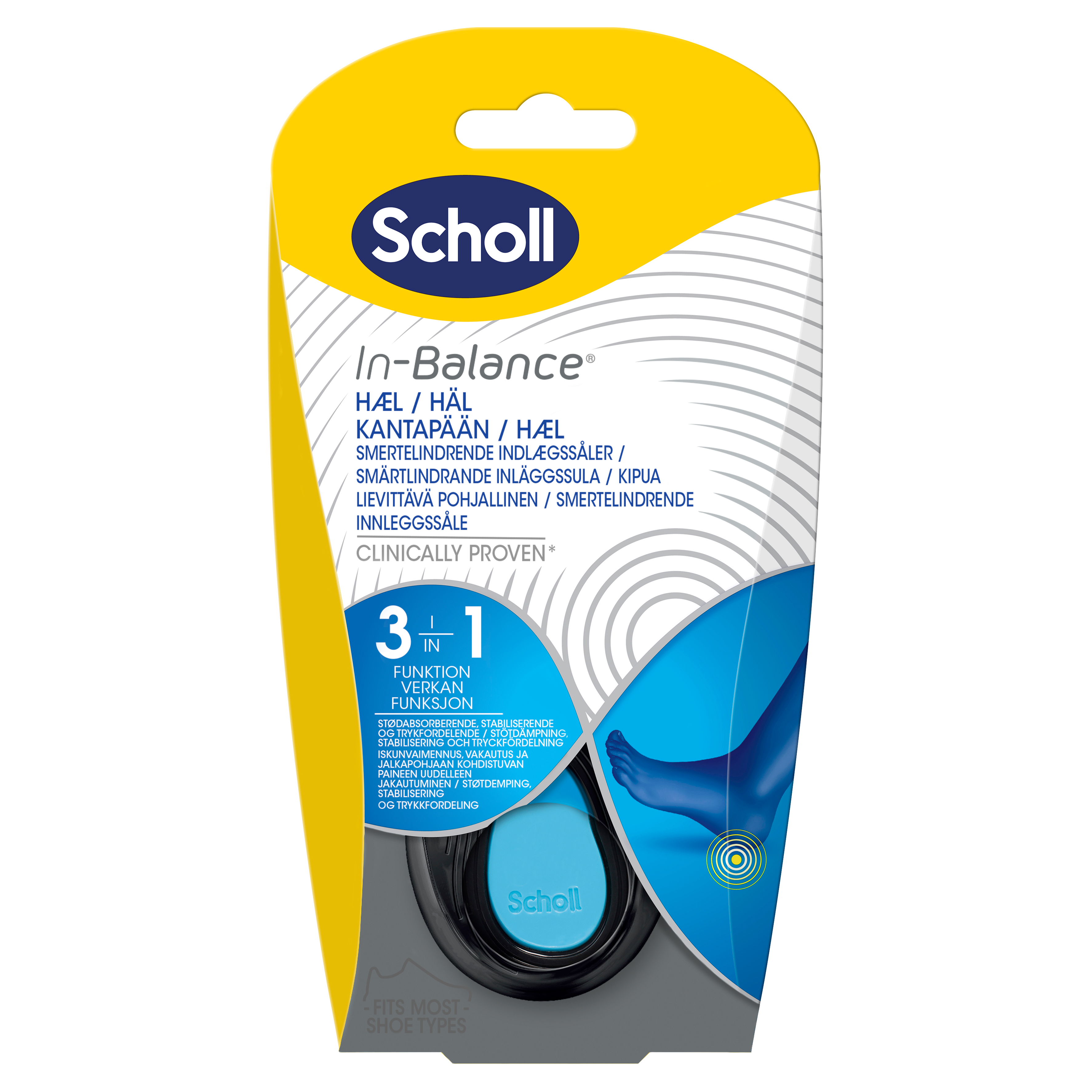 Scholl Sulor Hälinlägg L 1-par