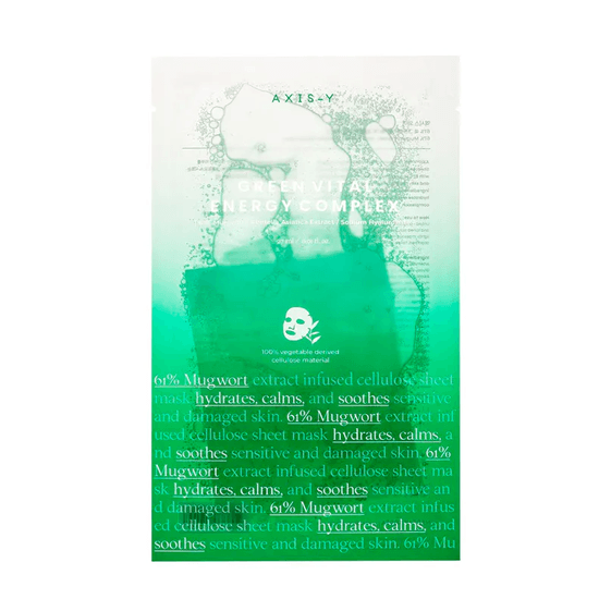 AXIS-Y Mugwort Green Vital Energy Complex Sheet Mask 27 ml