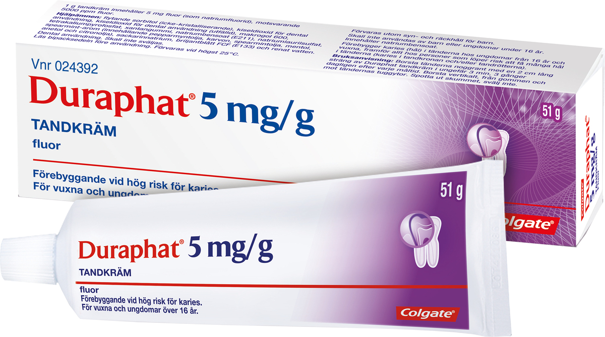 Duraphat tandkräm 5 mg/g 1 x 51 g