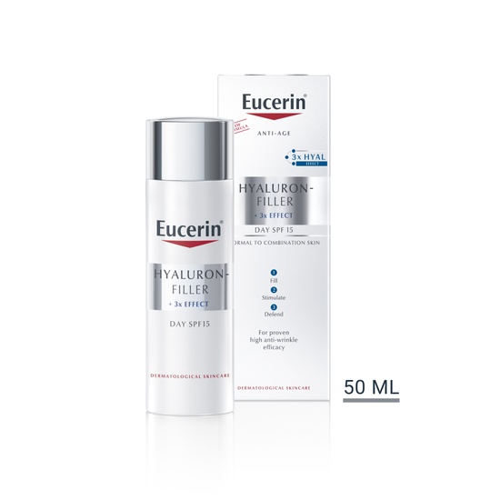 Eucerin Hyaluron-Filler Day Cream Normal to Combination Skin SPF15 50 ml
