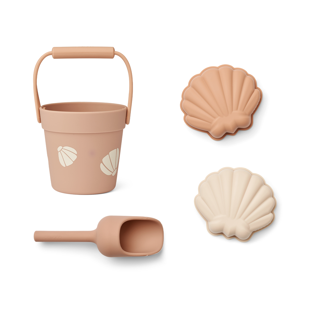 LIEWOOD Kit Mini Strandset med Snäckskal Shell/Pale tuscany