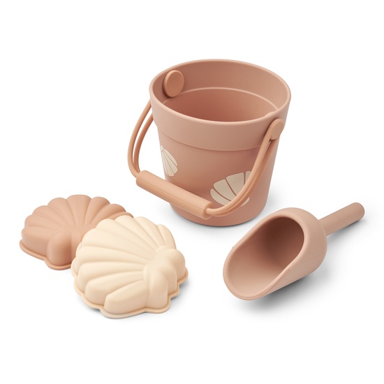 LIEWOOD Kit Mini Strandset med Snäckskal Shell/Pale tuscany