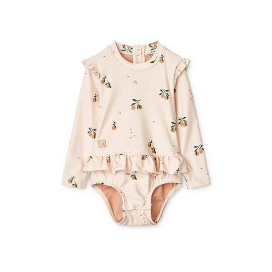 LIEWOOD Sille Baby Baddräkt Peach/Sea shell storlek 74 9 mån