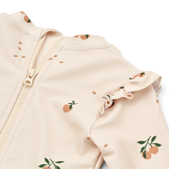 LIEWOOD Sille Baby Baddräkt Peach/Sea shell storlek 86 1,5 år
