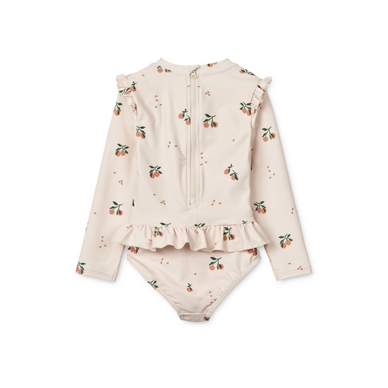 LIEWOOD Sille Baddräkt Junior Peach/Sea shell storlek 98 3 år