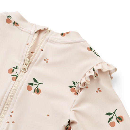 LIEWOOD Sille Baddräkt Junior Peach/Sea shell storlek 98 3 år