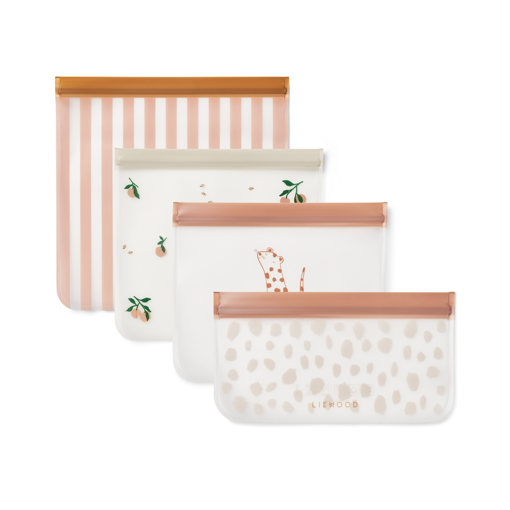 LIEWOOD Clive Resepåse 4-Pack Tuscany rose multi mix