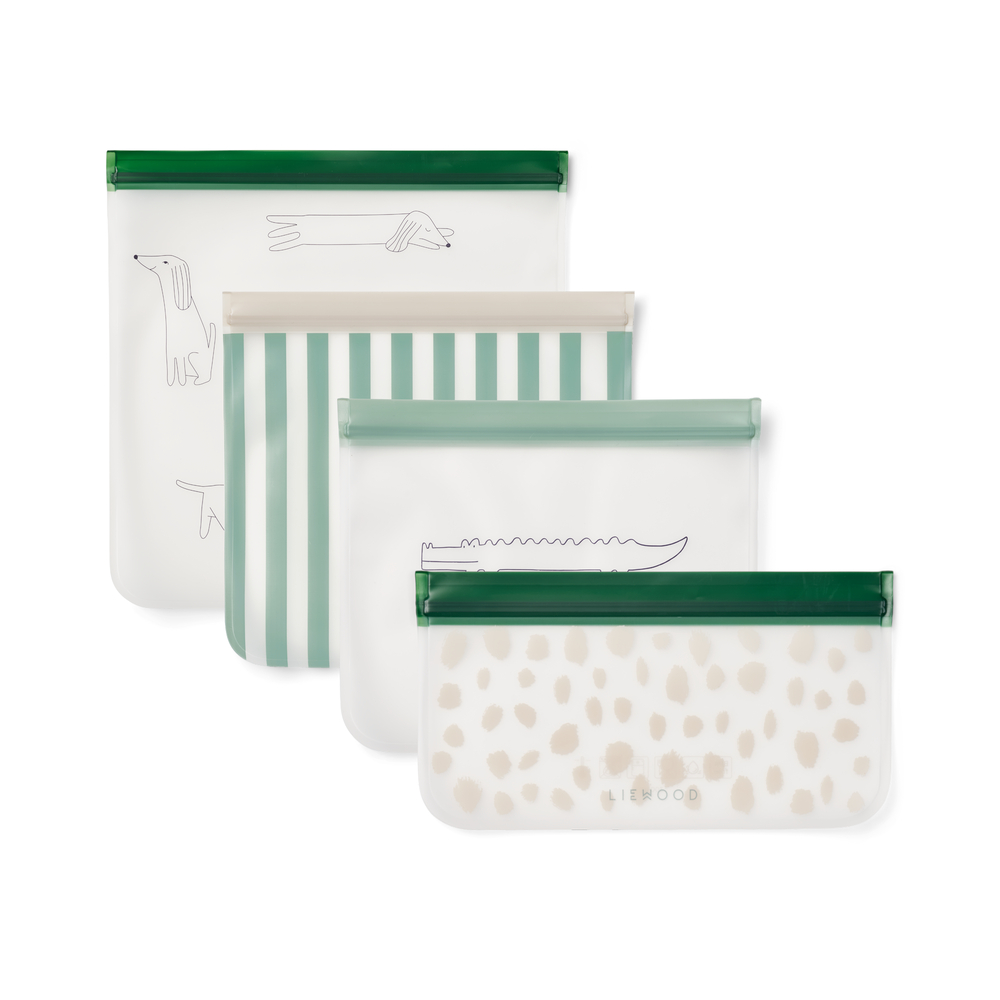 LIEWOOD Clive Resepåse 4-Pack Peppermint multi mix