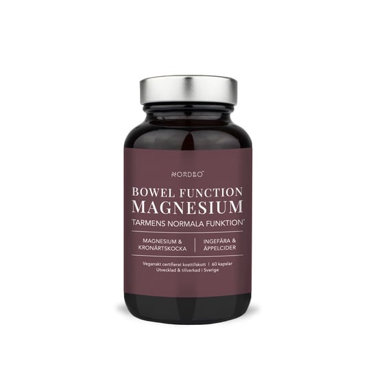 Nordbo Bowel Function Magnesium 60 kapslar