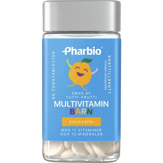 Pharbio Multivitamin Tuggtabletter Barn 60 st