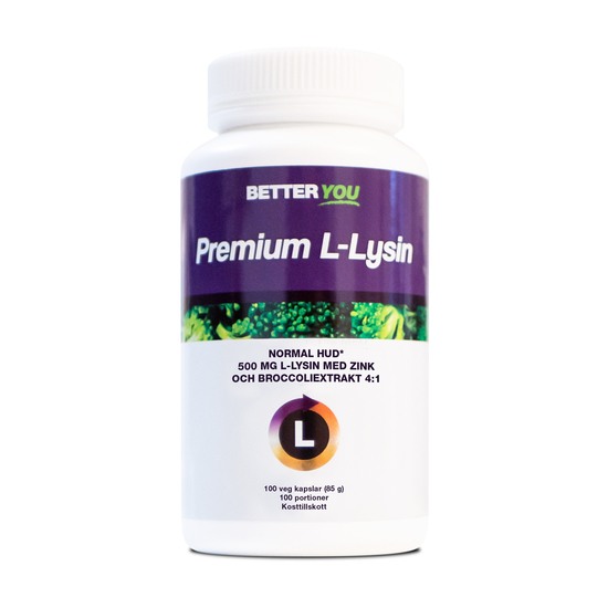 Better You Premium L-Lysin 100 kapslar