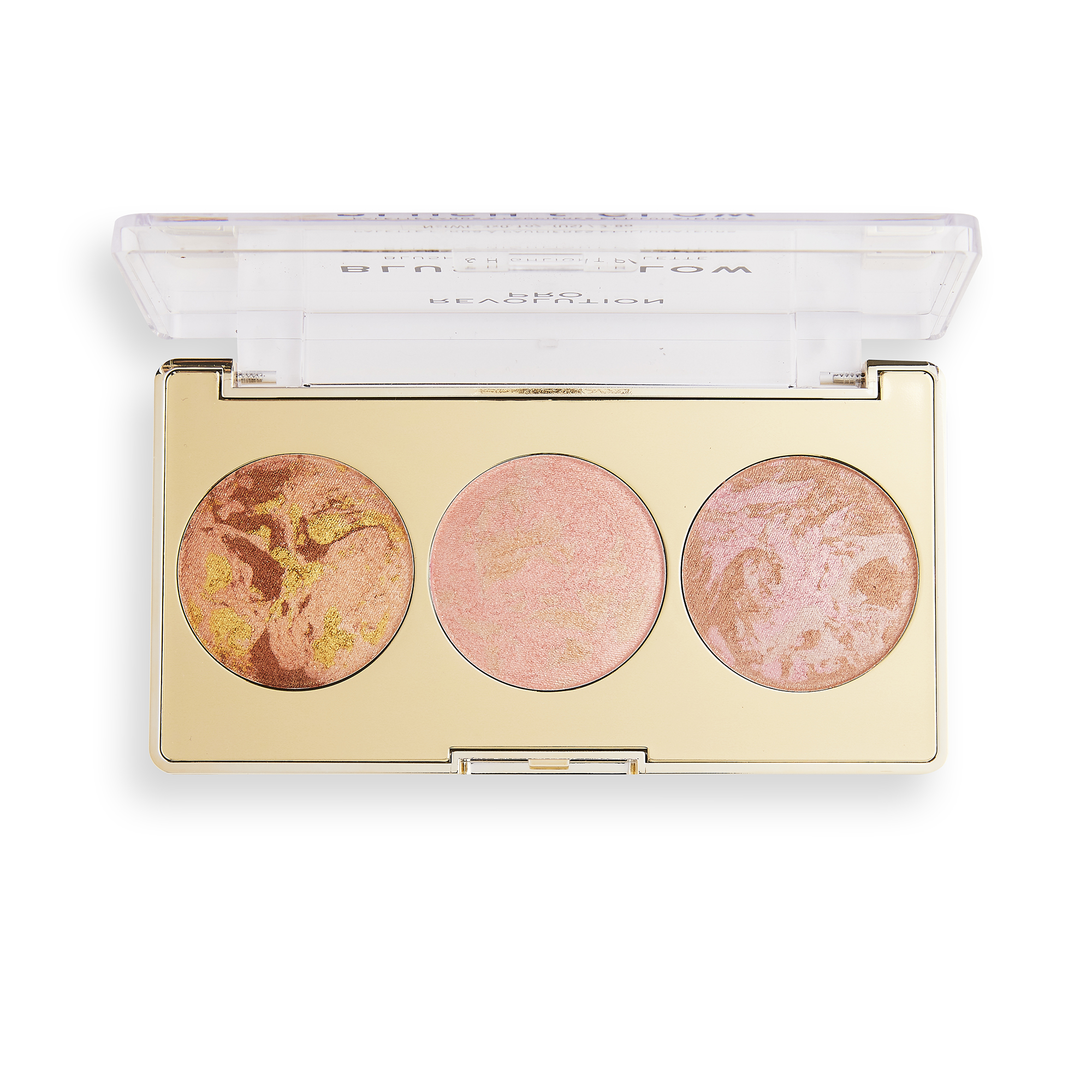 Revolution Beauty London Pro Blush & Glow Palette Peach Glow 8,4 g