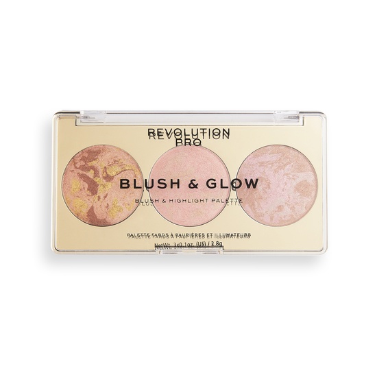 Revolution Beauty London Pro Blush & Glow Palette Peach Glow 8,4 g