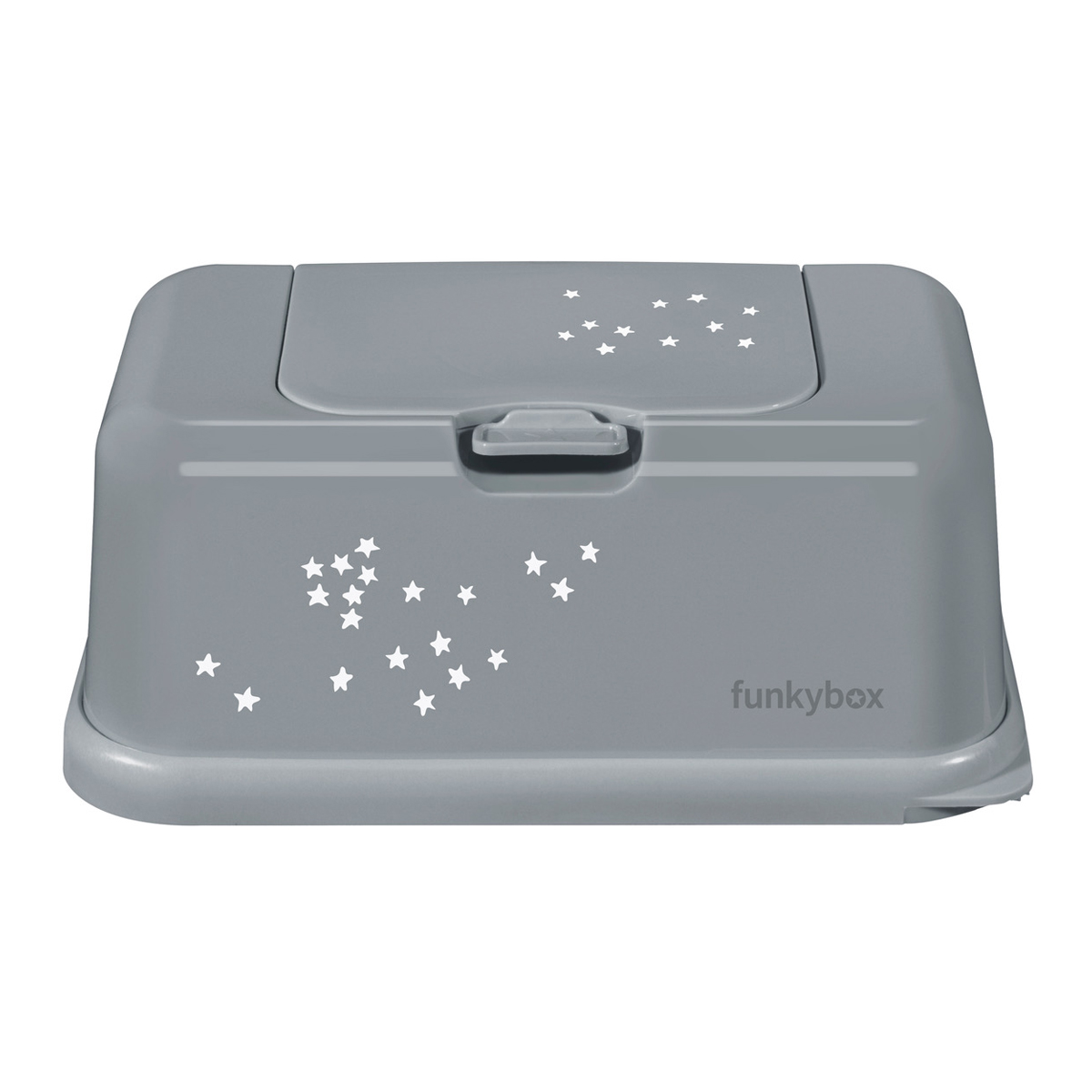 Funkybox förvaring för våtservetter Grey Little Stars