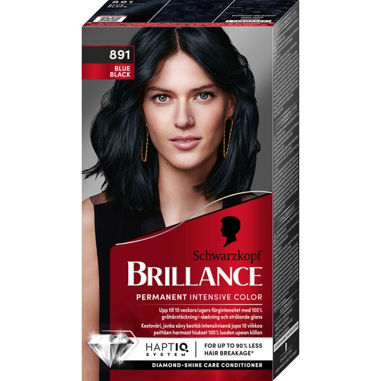 Schwarzkopf Brillance Hårfärg 891 Blue Black