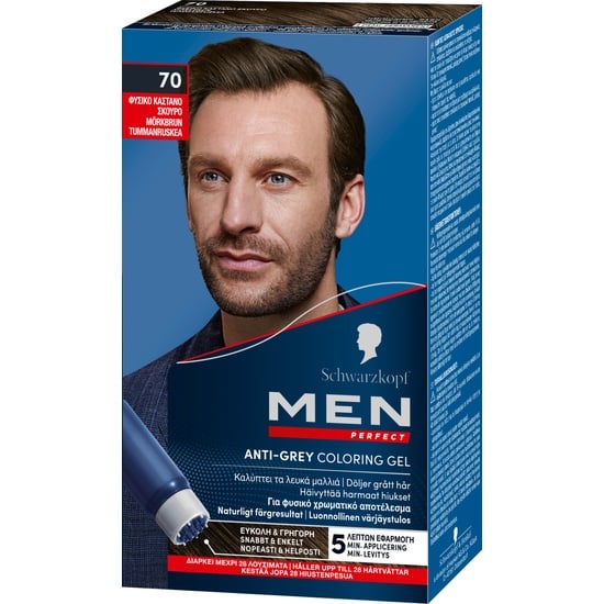 Schwarzkopf Men Perfect hårfärg 70 Dark Brown