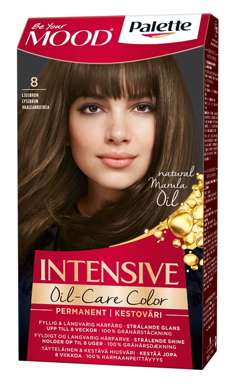 Schwarzkopf Mood Palette Hårfärg 8 Ljusbrun