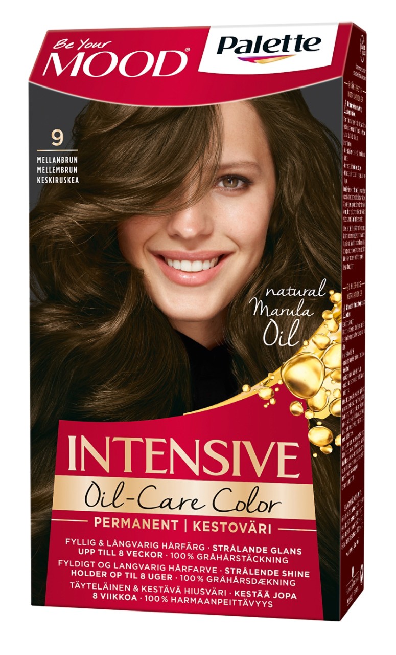 Schwarzkopf Mood Palette Hårfärg 9 Mellanbrun
