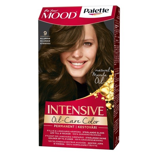 Schwarzkopf Mood Palette Hårfärg 9 Mellanbrun