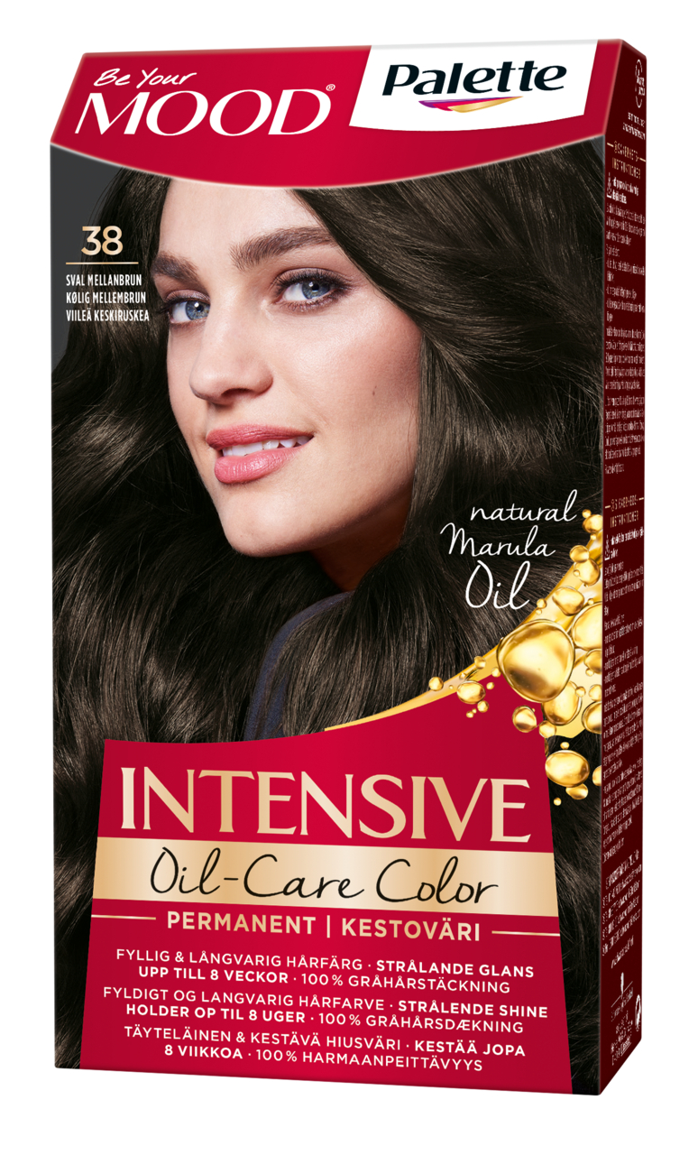 Schwarzkopf Mood Palette Hårfärg 38 Sval Mellanbrun