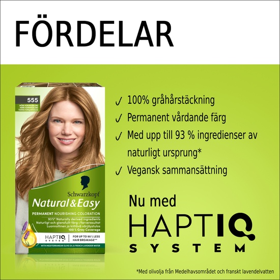 Schwarzkopf Natural & Easy 555 Mörk Honungsblond