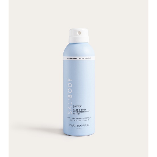 Bali Body Face And Body Sunscreen Spray SPF50+ 175 ml