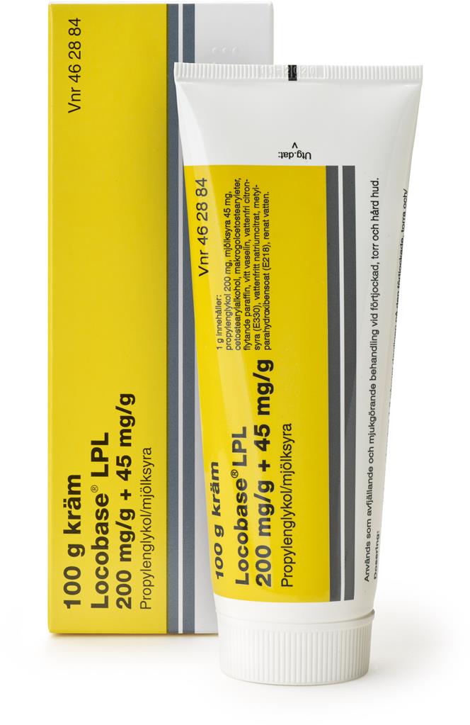Locobase LPL Kräm 200 mg/g+45 mg/g 100 g