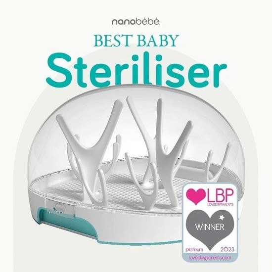 Nanobébé Ångsterilisator Nappflaskor