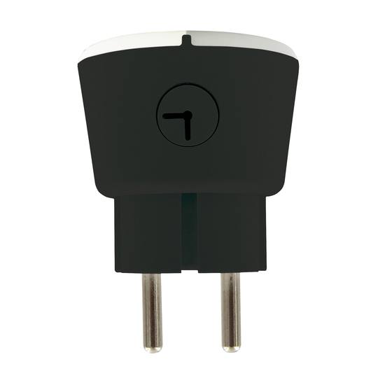 CAPiDi USB A+C  Säkerhetstimer 1-4 Timmar 17W Svart