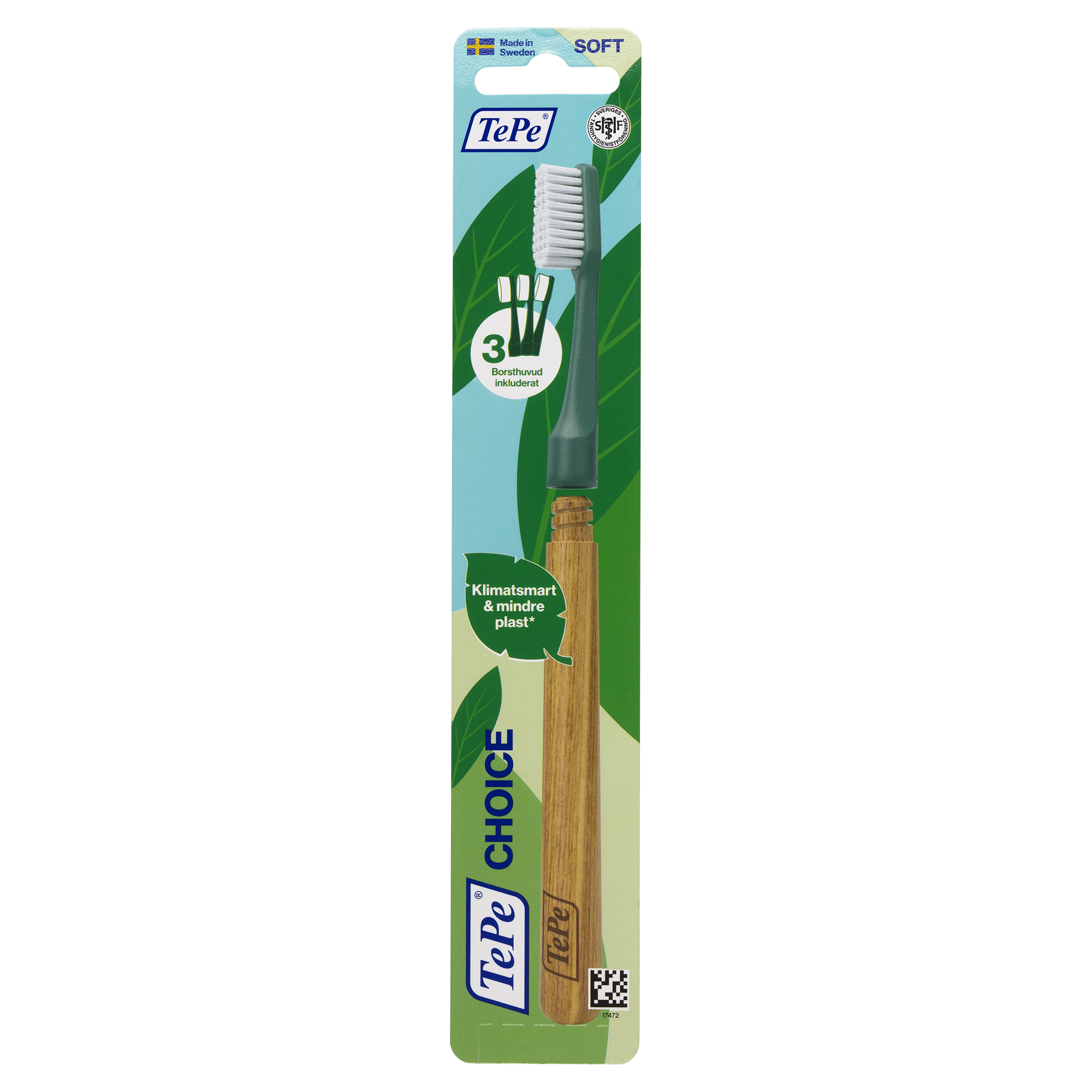 TePe Choice Soft Tandborste Grön 3 st