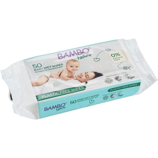 ABENA Komposterbar Våtservett Bambo 20x17cm 50-pack