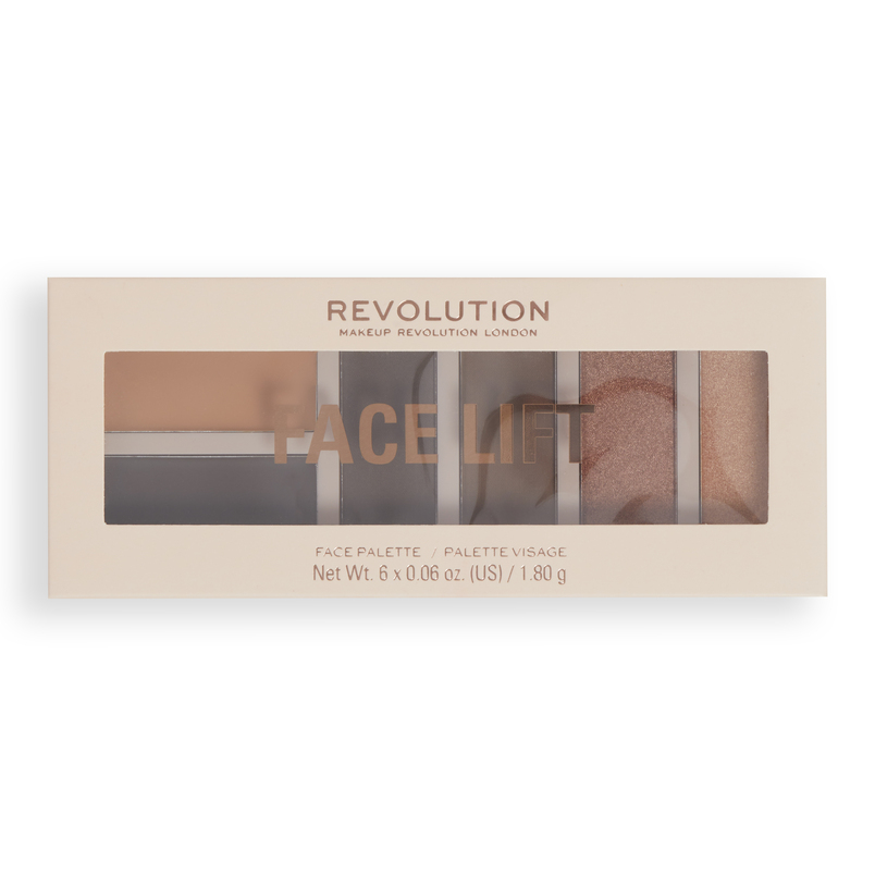 Revolution Beauty London Face Lift Palette Tan to Deep 10,8 g